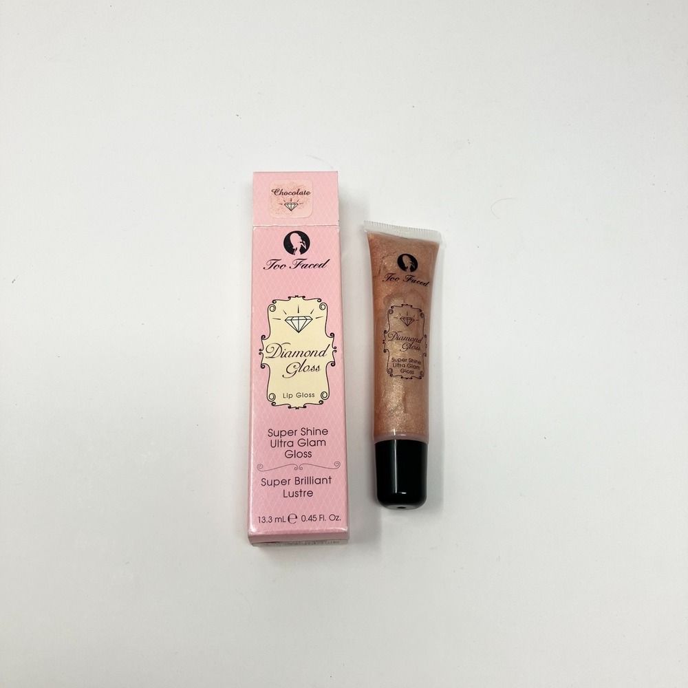 Too Faced Diamond‎ Gloss Super Shine Ultra Glam Lip Gloss Chocolate 0.45 oz